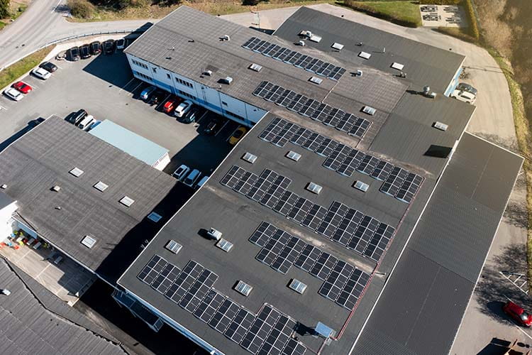 solceller på dalagatan bild