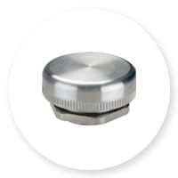 Ventilationskåpa i rostfritt stål från STEGO