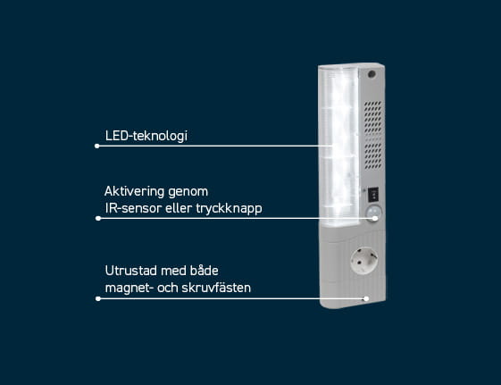 uspar LED-belysning från Stego