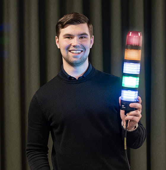 Emrik med ljustorn från Auer Signal