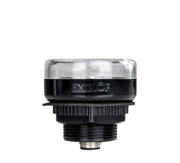 Panelmonterad RGB lampa flat lins Exolöf