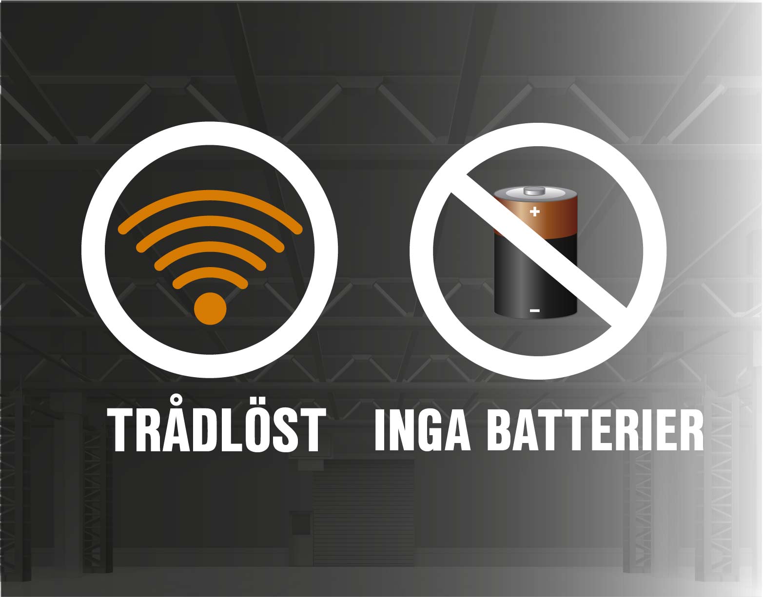 trådlöst utan batterier 