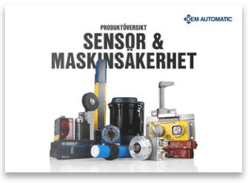 Sensor och maskinsäkerhet översikt