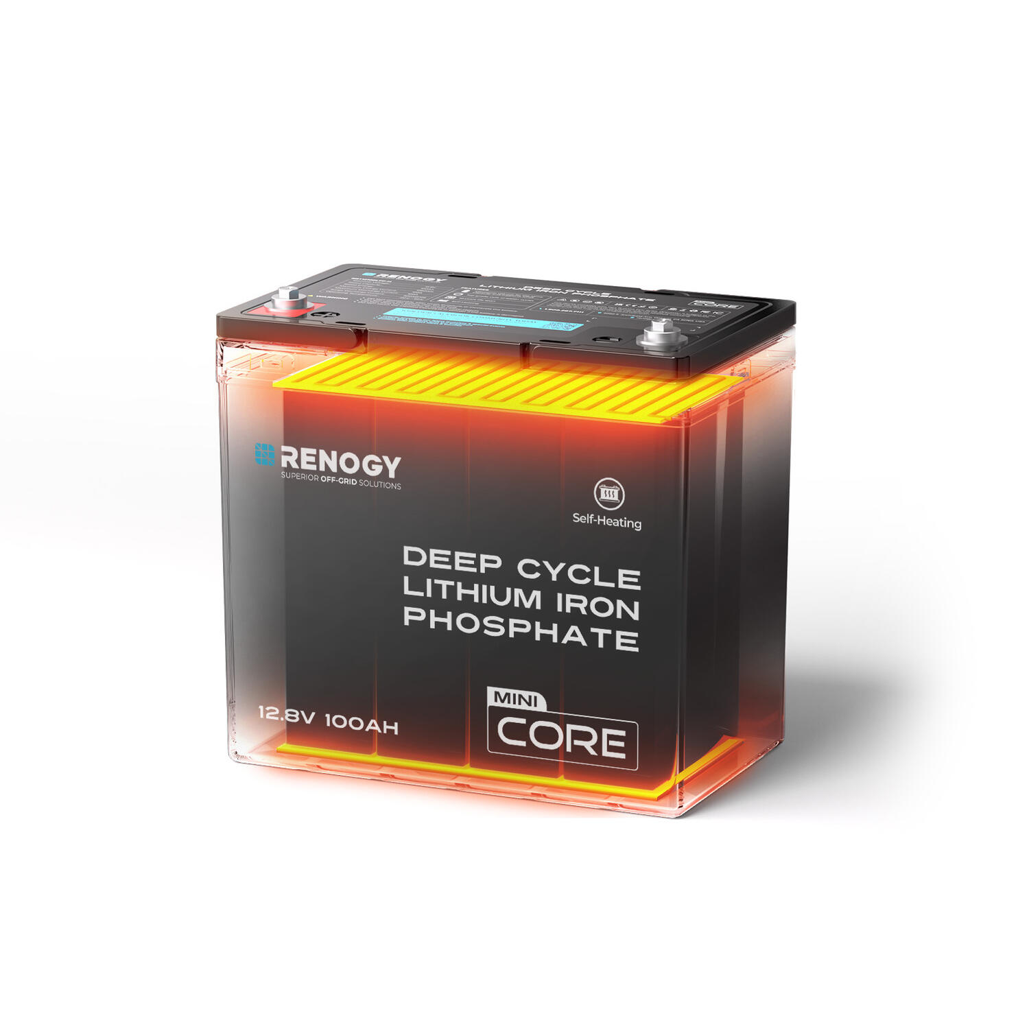 12V 100Ah Core Mini Lithium Heat
